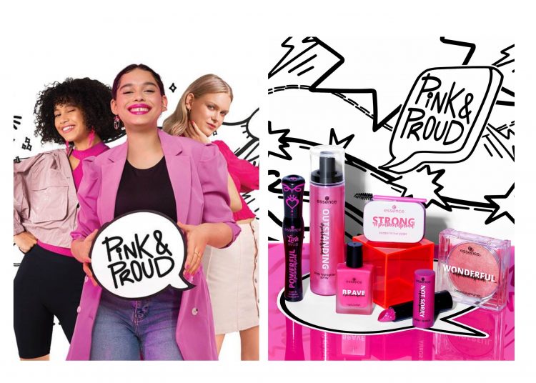 essence BE PROUD. BE POWERFUL. BE PINK.