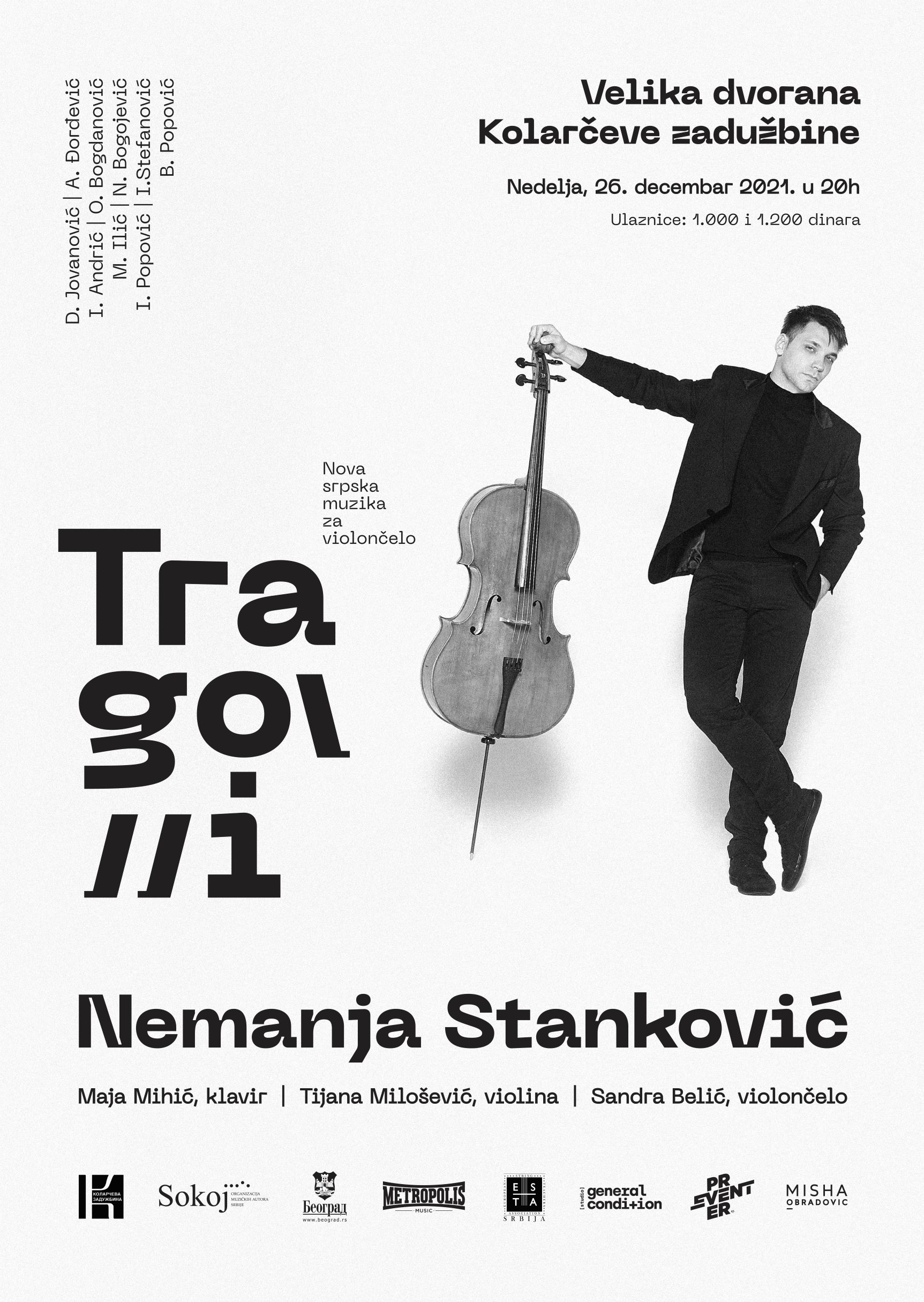 Violončelista Nemanja Stanković i "album Tragovi" 