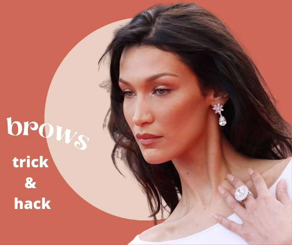 Bella Hadid, tanke obrve