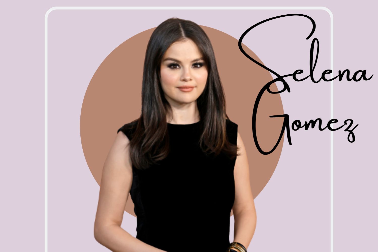 Goli nokti Selene Gomez