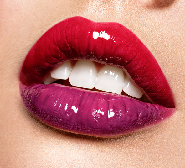 latex lips makeup trend