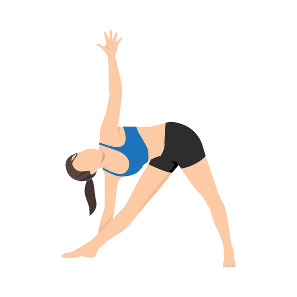joga poze koje ublažavaju bol u vratu trougao